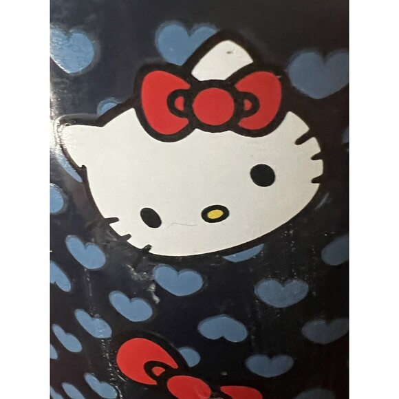 Hello Kitty Sanrio Valentine’s Day Coffee Mug Cup Blue Red Bows Heart Handle NEW - Picture 4 of 10